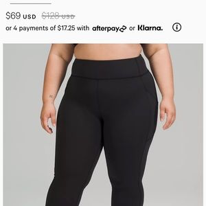 Lululemon Invigorate HR Tight 25’ Size 4 NWT